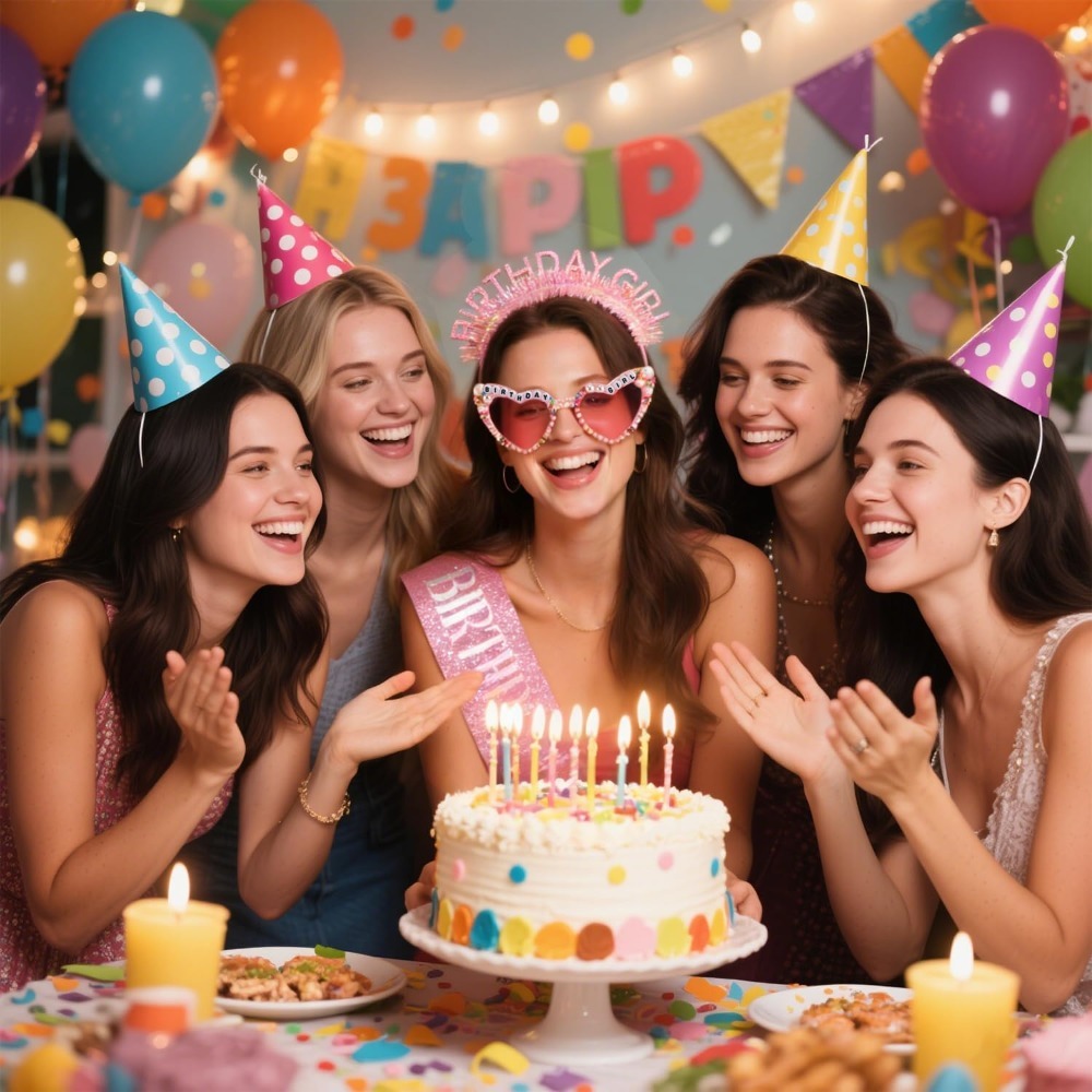 バースデーガールサッシュ グリッターヘッドバンド ティアラ  - Birthday Sash Glitter のレビューと価格
