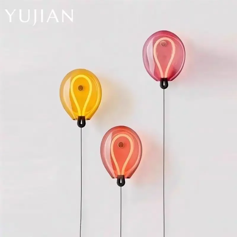 オランダのクリエイティブファッションカラフルなガラスバルーン - Led Balloon Light のレビューと価格
