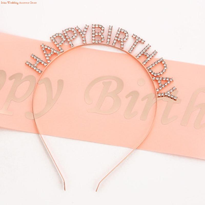 G92D 4 ピース誕生日パーティーデコレーションシャンパン - Birthday Sash Glitter のレビューと価格