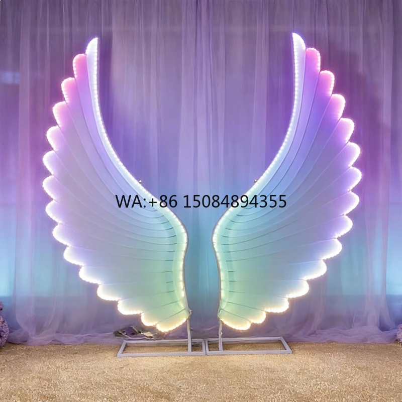 光る天使の羽ライト小道具 カラフルファンタジーLEDウィング - Event & Party Supply Photos のレビューと価格