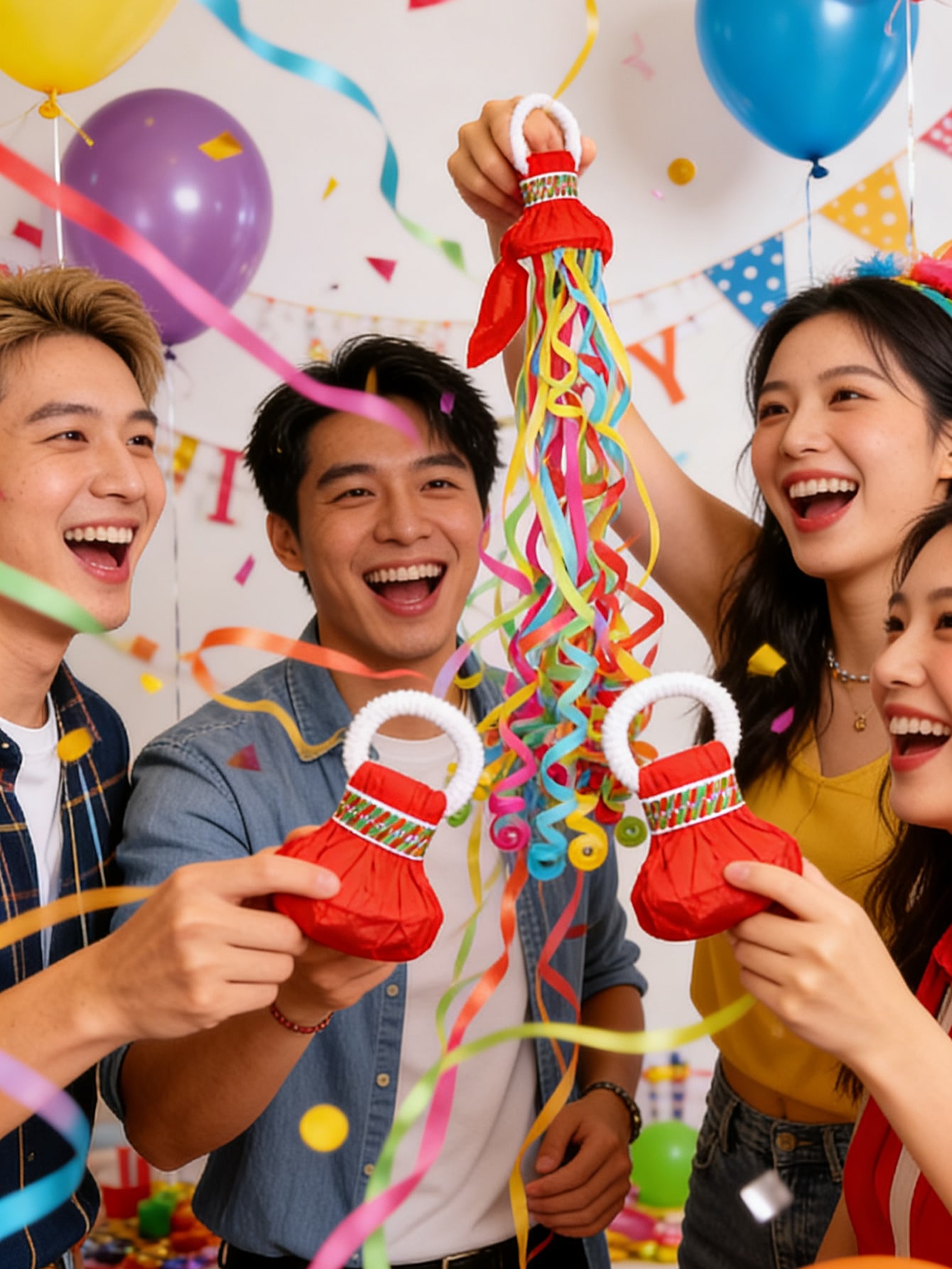 2/5/10個入りカラフルな紙吹雪キャノンチューブ、コンパク - Confetti Cannon Tube のレビューと価格