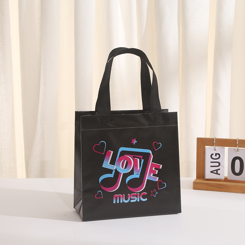 10 個ブラックレッツロックミュージックテーマ不織布ギフト包 - Event Party Shop のレビューと価格